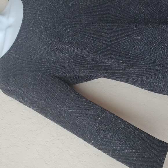4/$30 Trixxi Black 3/4 Sleeve gray sparkle dress size medium.    ** - Picture 5 of 14